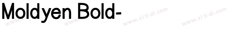 Moldyen Bold字体转换